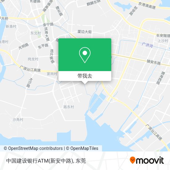 中国建设银行ATM(新安中路)地图
