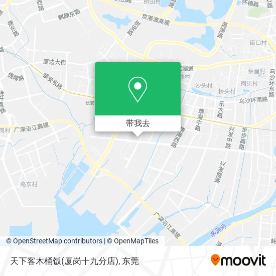 天下客木桶饭(厦岗十九分店)地图