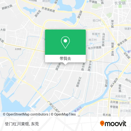 登门红川菜馆地图
