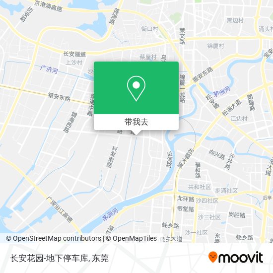 长安花园-地下停车库地图