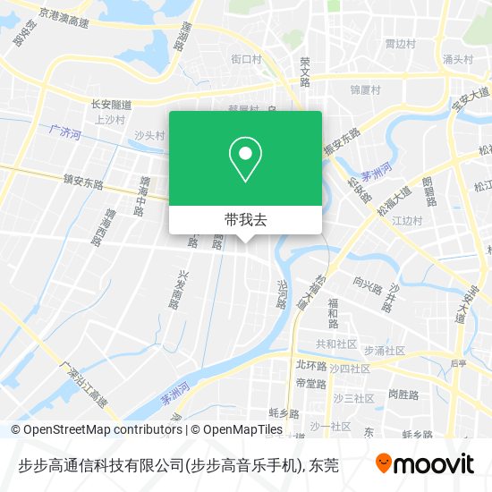 步步高通信科技有限公司(步步高音乐手机)地图