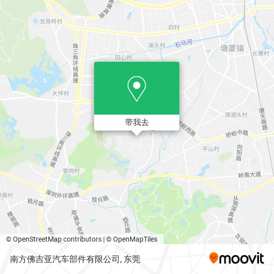 南方佛吉亚汽车部件有限公司地图