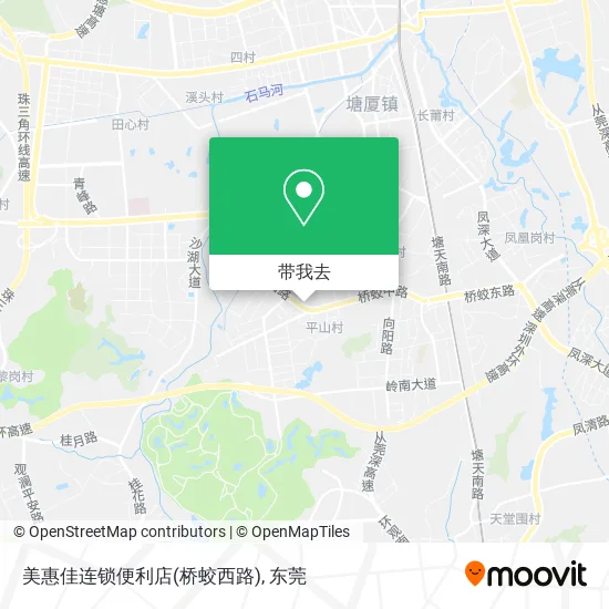 美惠佳连锁便利店(桥蛟西路)地图
