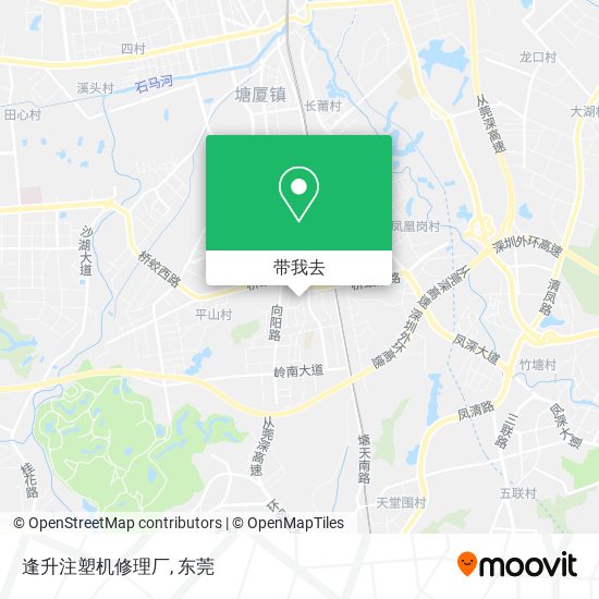 逢升注塑机修理厂地图