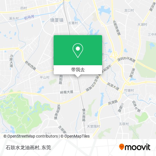 石鼓水龙油画村地图