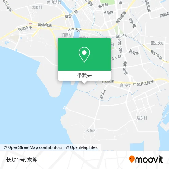 长堤1号地图