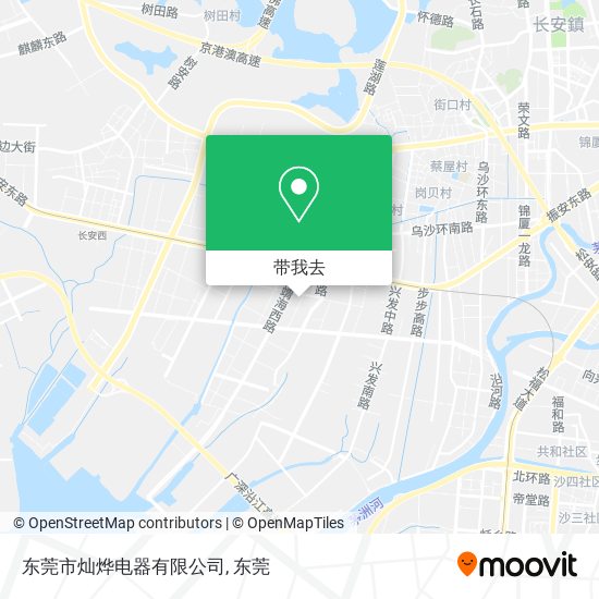 东莞市灿烨电器有限公司地图