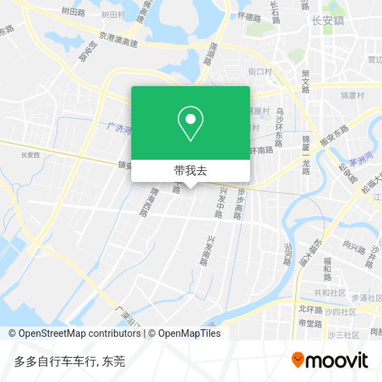 多多自行车车行地图