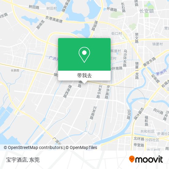 宝宇酒店地图