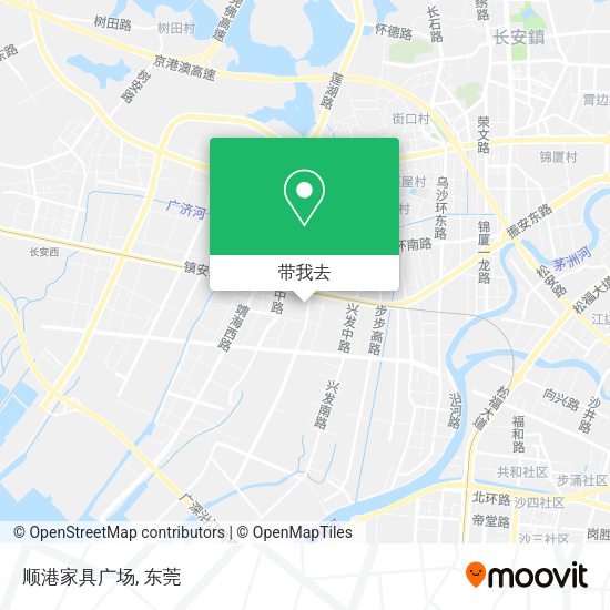 顺港家具广场地图