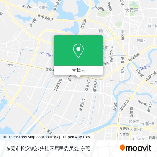东莞市长安镇沙头社区居民委员会地图