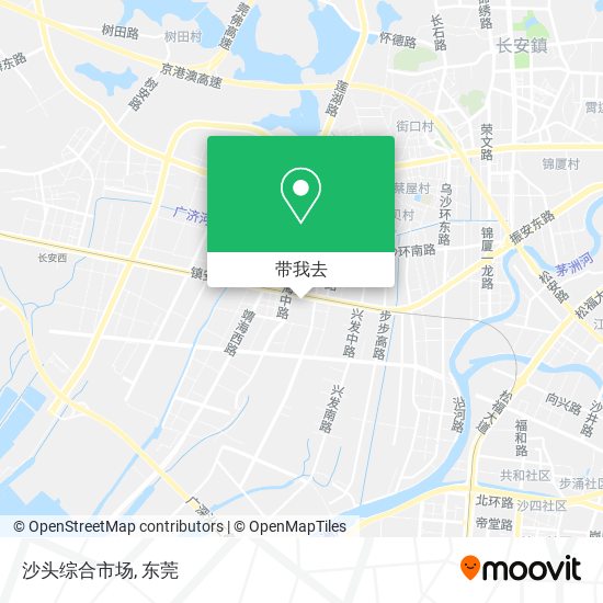 沙头综合市场地图