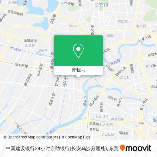 中国建设银行24小时自助银行(长安乌沙分理处)地图