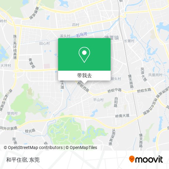 和平住宿地图