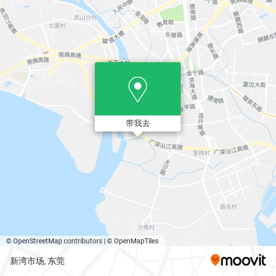 新湾市场地图
