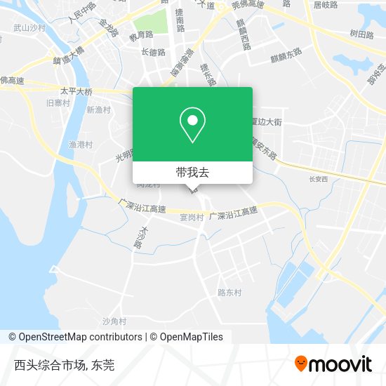 西头综合市场地图