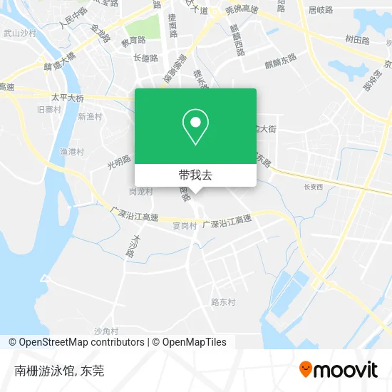 南栅游泳馆地图