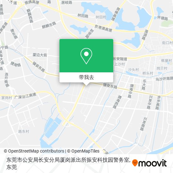 东莞市公安局长安分局厦岗派出所振安科技园警务室地图