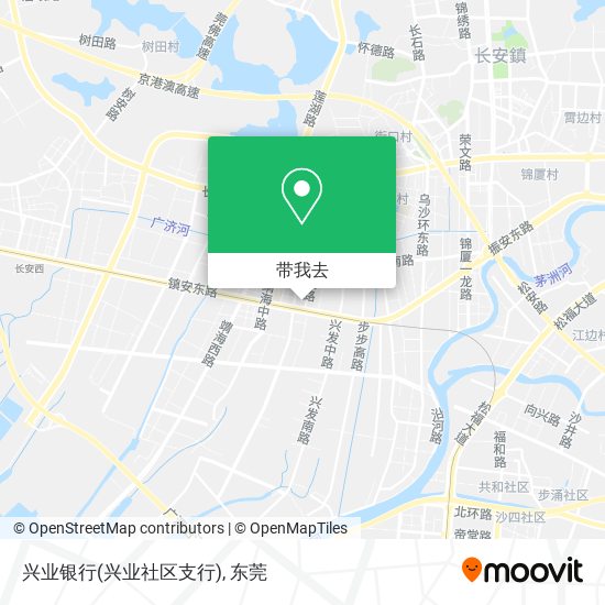 兴业银行(兴业社区支行)地图