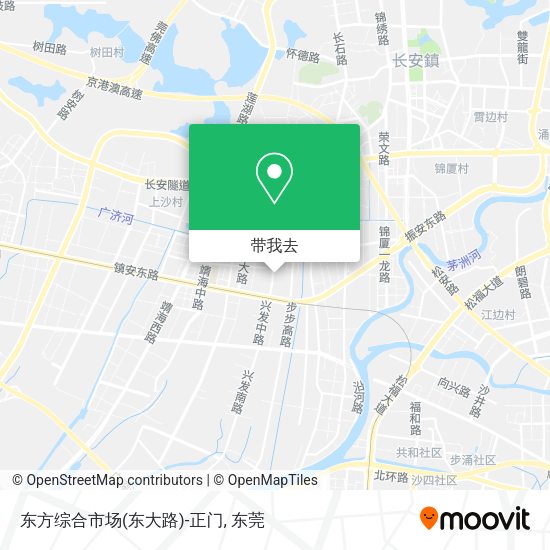 东方综合市场(东大路)-正门地图
