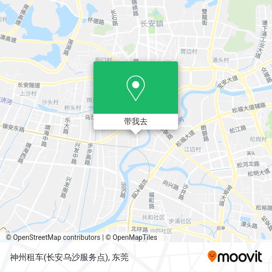 神州租车(长安乌沙服务点)地图