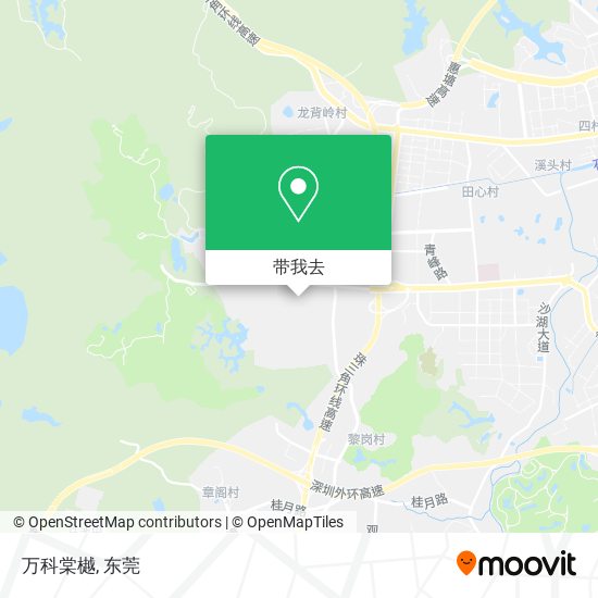 万科棠樾地图