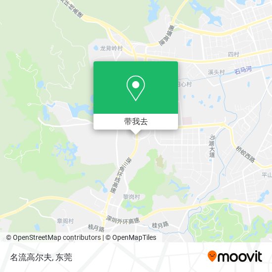 名流高尔夫地图