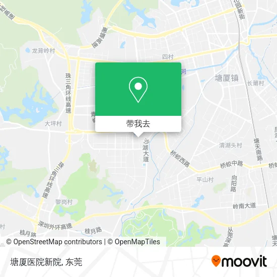 塘厦医院新院地图