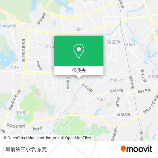 塘厦第三小学地图