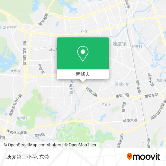 塘厦第三小学地图
