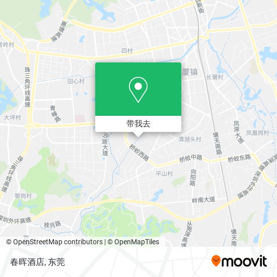 春晖酒店地图