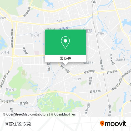 阿莲住宿地图