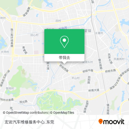 宏岩汽车维修服务中心地图