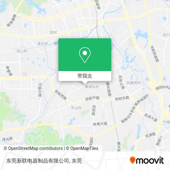 东莞新联电器制品有限公司地图
