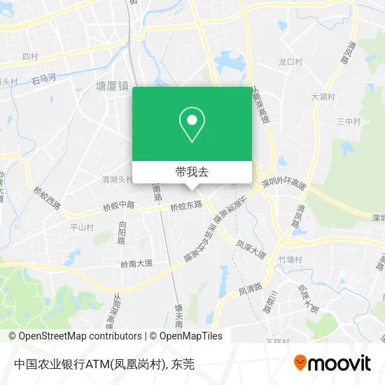 中国农业银行ATM(凤凰岗村)地图