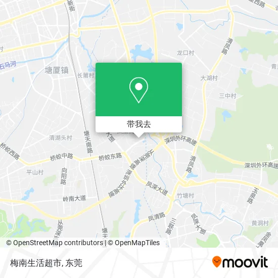 梅南生活超市地图