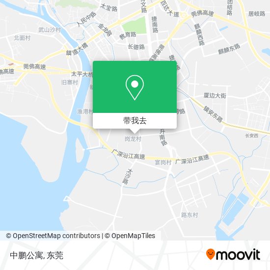 中鹏公寓地图