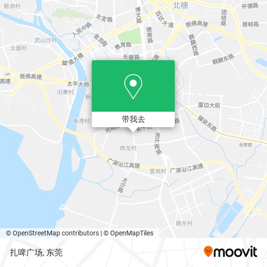 扎啤广场地图
