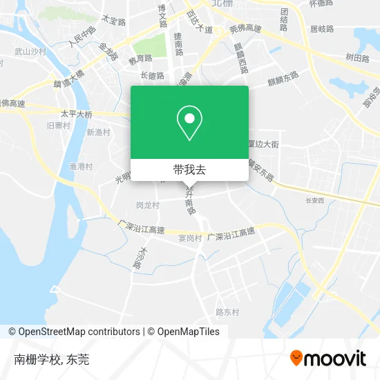 南栅学校地图