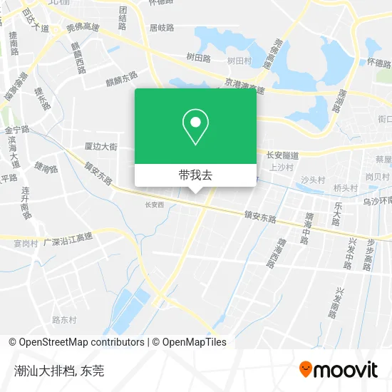 潮汕大排档地图