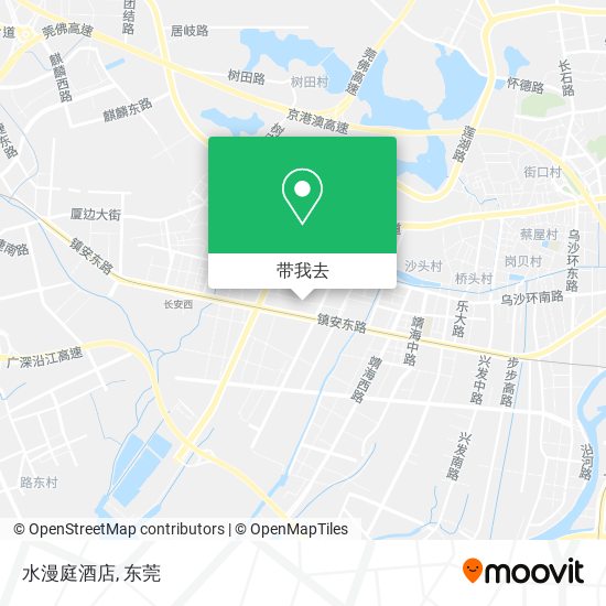 水漫庭酒店地图
