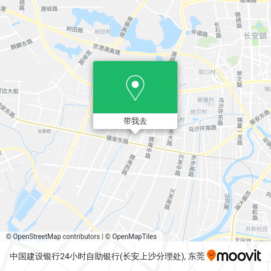 中国建设银行24小时自助银行(长安上沙分理处)地图