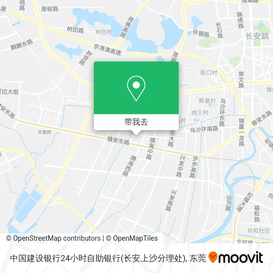 中国建设银行24小时自助银行(长安上沙分理处)地图