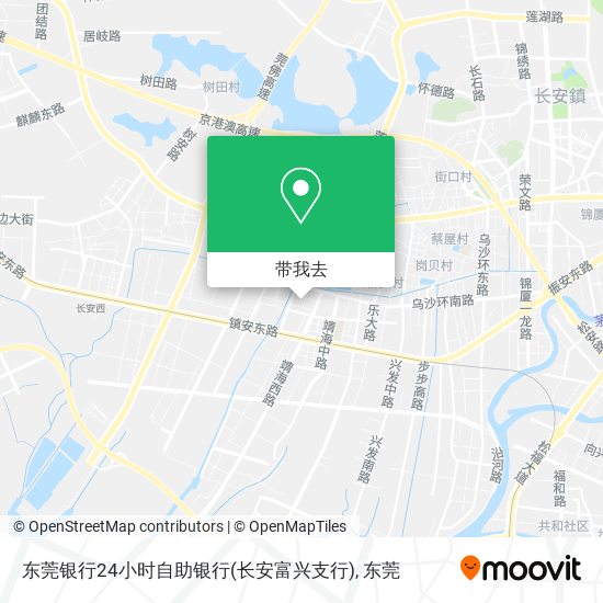 东莞银行24小时自助银行(长安富兴支行)地图