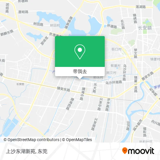 上沙东湖新苑地图
