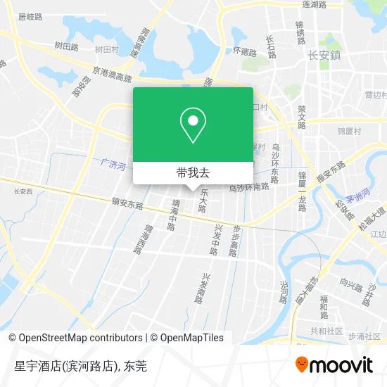 星宇酒店(滨河路店)地图