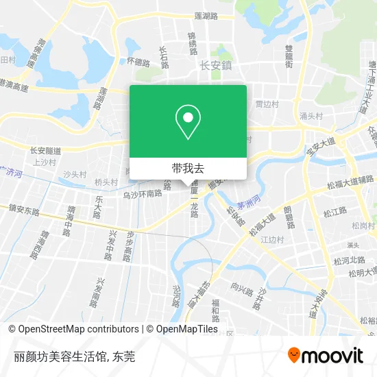 丽颜坊美容生活馆地图