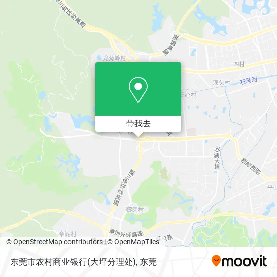 东莞市农村商业银行(大坪分理处)地图