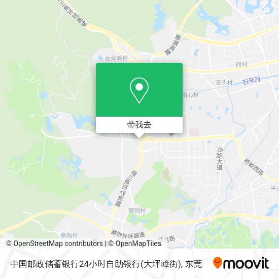 中国邮政储蓄银行24小时自助银行(大坪嶂街)地图
