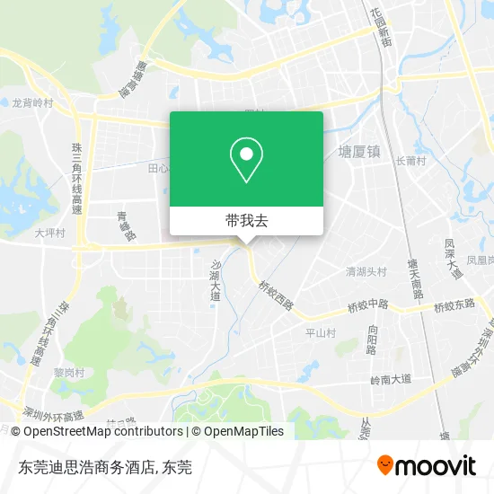 东莞迪思浩商务酒店地图